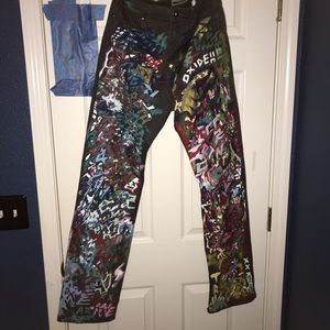 Custom 1 of 1 painted work pants